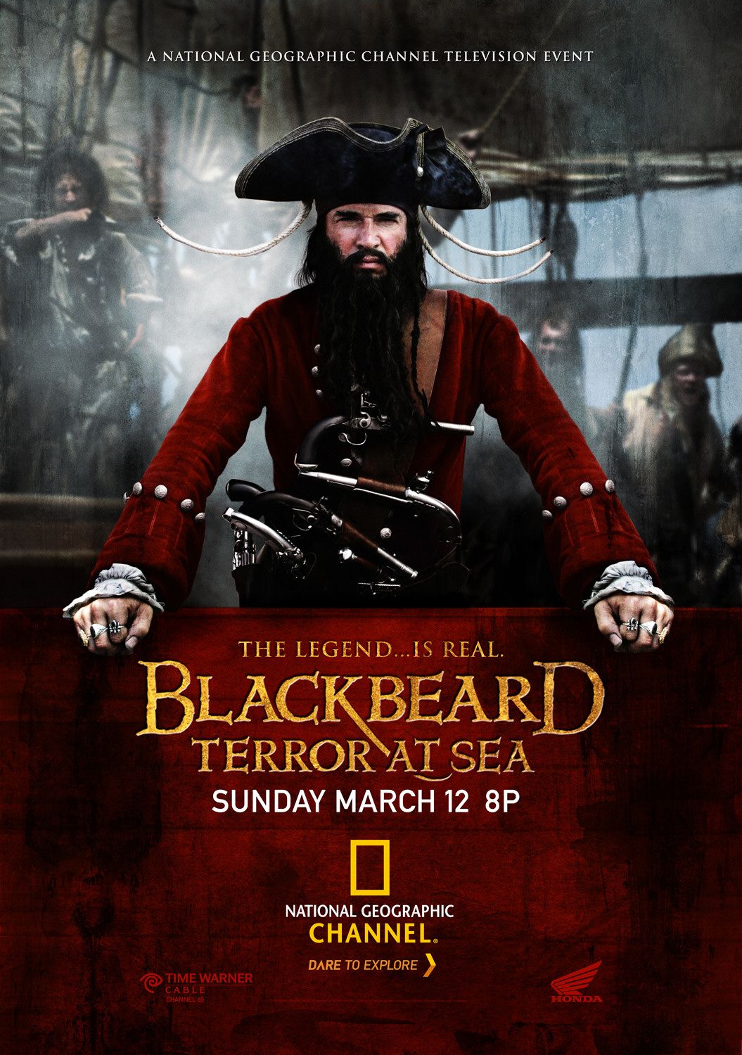 Juodabarzdis tikrasis Karibų jūros piratas